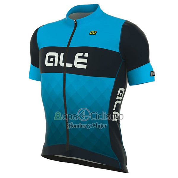 Ale R-ev1 Rumbles Ropa Ciclismo Culotte Corto 2017 Hombre Mangas Cortas Azul