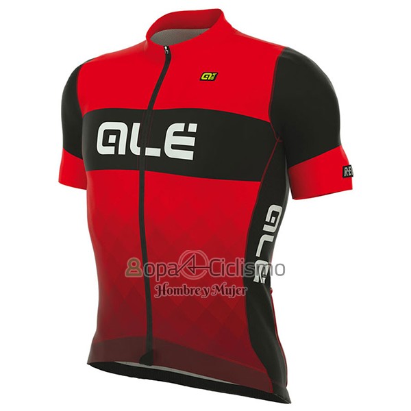 Ale R-ev1 Rumbles Ropa Ciclismo Culotte Corto 2017 Hombre Mangas Cortas Rojo