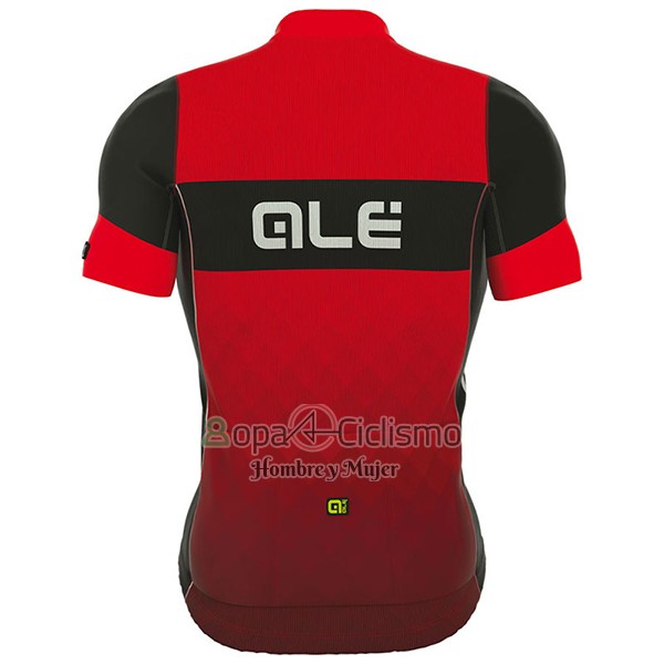 Ale R-ev1 Rumbles Ropa Ciclismo Culotte Corto 2017 Hombre Mangas Cortas Rojo
