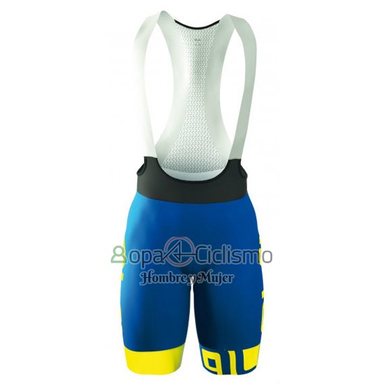 Ale Ropa Ciclismo Culotte Corto 2016 Hombre Mangas Cortas Azul y AMarillo