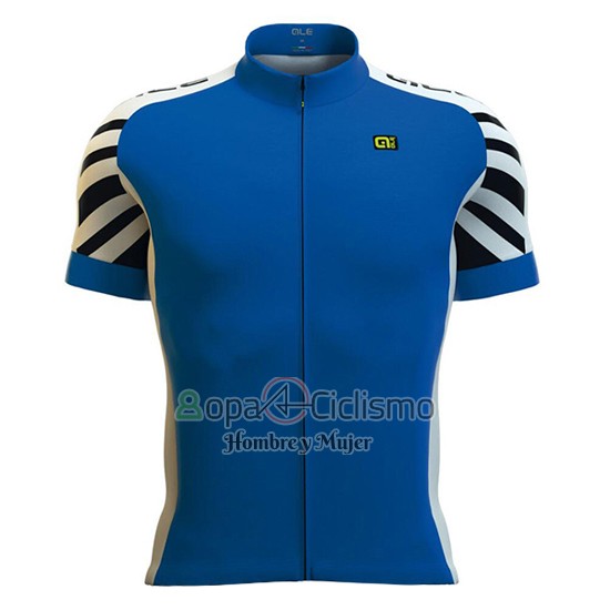 Ale Ropa Ciclismo Culotte Corto 2016 Hombre Mangas Cortas Azul y Blanco