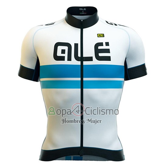 Ale Ropa Ciclismo Culotte Corto 2016 Hombre Mangas Cortas Blanco y Azul