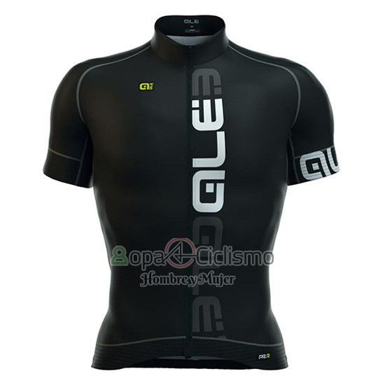Ale Ropa Ciclismo Culotte Corto 2016 Hombre Mangas Cortas Blanco y Negro