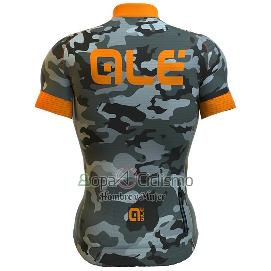 Ale Ropa Ciclismo Culotte Corto 2016 Hombre Mangas Cortas Naranja y Gris