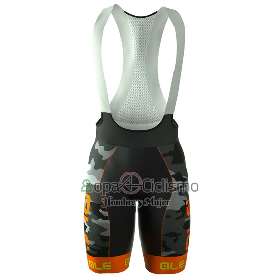 Ale Ropa Ciclismo Culotte Corto 2016 Hombre Mangas Cortas Naranja y Gris