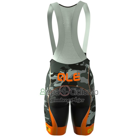 Ale Ropa Ciclismo Culotte Corto 2016 Hombre Mangas Cortas Naranja y Gris
