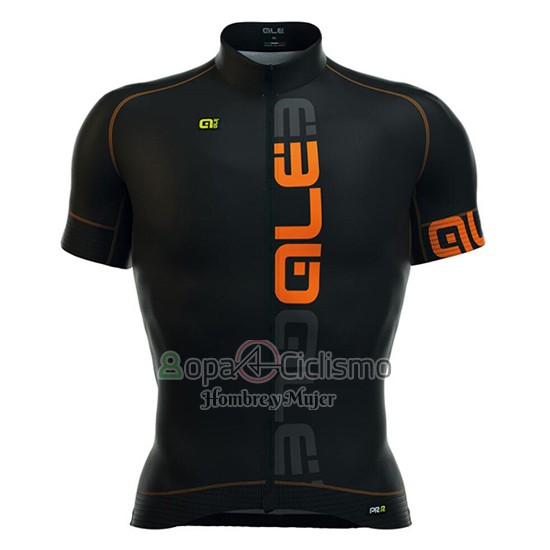 Ale Ropa Ciclismo Culotte Corto 2016 Hombre Mangas Cortas Naranja y Negro