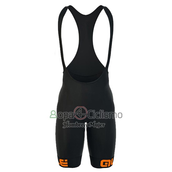 Ale Ropa Ciclismo Culotte Corto 2016 Hombre Mangas Cortas Naranja y Negro