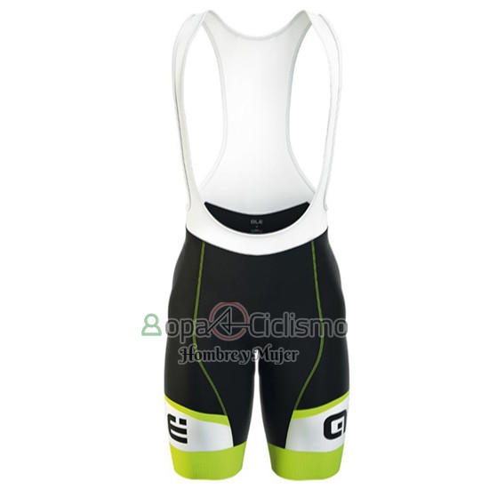Ale Ropa Ciclismo Culotte Corto 2016 Hombre Mangas Cortas Negro y AMarillo