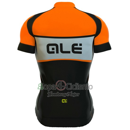 Ale Ropa Ciclismo Culotte Corto 2016 Hombre Mangas Cortas Negro y Naranja