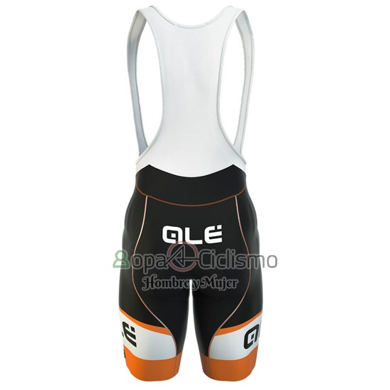 Ale Ropa Ciclismo Culotte Corto 2016 Hombre Mangas Cortas Negro y Naranja