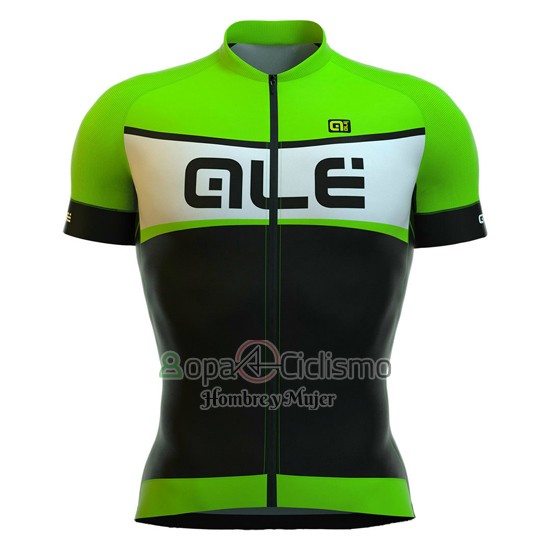 Ale Ropa Ciclismo Culotte Corto 2016 Hombre Mangas Cortas Negro y Verde