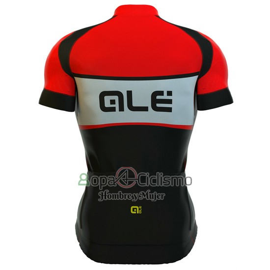 Ale Ropa Ciclismo Culotte Corto 2016 Hombre Mangas Cortas Rojo Blanco Negro