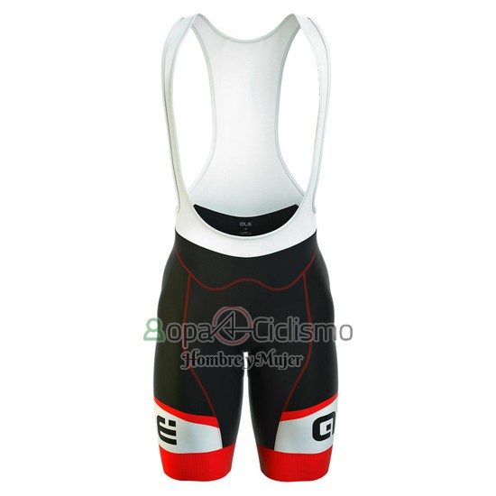 Ale Ropa Ciclismo Culotte Corto 2016 Hombre Mangas Cortas Rojo Blanco Negro
