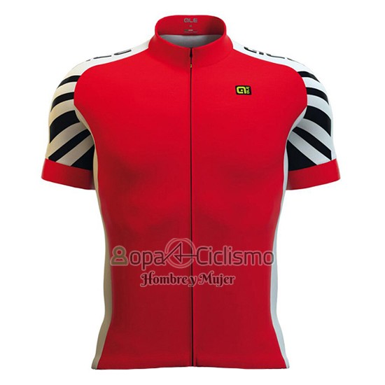 Ale Ropa Ciclismo Culotte Corto 2016 Hombre Mangas Cortas Rojo y Blanco