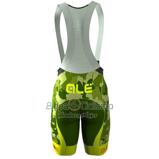 Ale Ropa Ciclismo Culotte Corto 2016 Hombre Mangas Cortas Verde y AMarillo