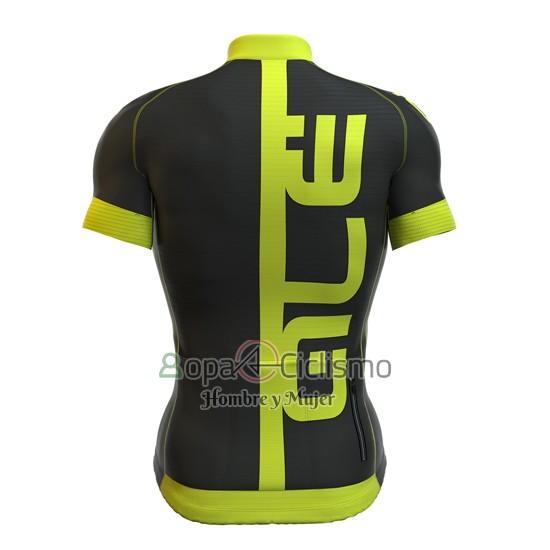Ale Ropa Ciclismo Culotte Corto 2016 Hombre Mangas Cortas Verde y Negro