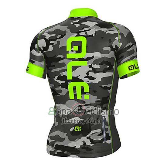 Ale Ropa Ciclismo Culotte Corto 2017 Hombre Mangas Cortas Camuflaje y Verde