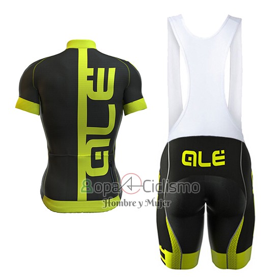 Ale Ropa Ciclismo Culotte Corto 2017 Hombre Mangas Cortas Negro y Verde