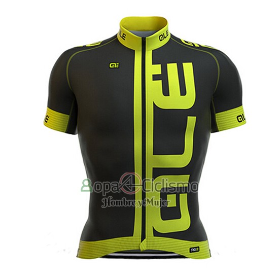 Ale Ropa Ciclismo Culotte Corto 2017 Hombre Mangas Cortas Negro y Verde
