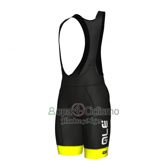 Ale Ropa Ciclismo Culotte Corto 2018 Hombre Mangas Cortas Azul y AMarillo