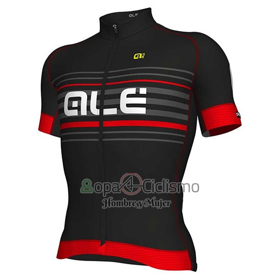 Ale Ropa Ciclismo Culotte Corto 2018 Hombre Mangas Cortas Negro y Rojo