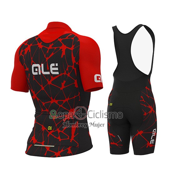 Ale Ropa Ciclismo Culotte Corto 2019 Hombre Mangas Cortas Rojo