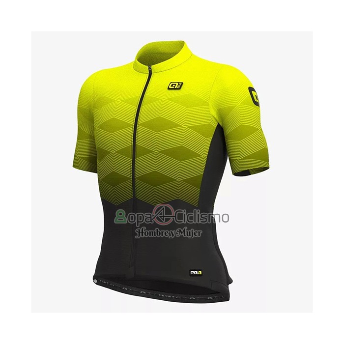 Ale Ropa Ciclismo Culotte Corto 2021 Hombre Mangas Cortas AMarillo