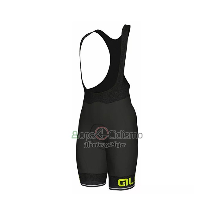 Ale Ropa Ciclismo Culotte Corto 2021 Hombre Mangas Cortas AMarillo Azul