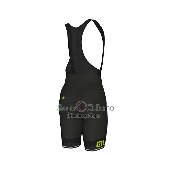 Ale Ropa Ciclismo Culotte Corto 2021 Hombre Mangas Cortas AMarillo Azul