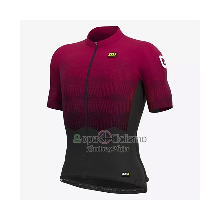 Ale Ropa Ciclismo Culotte Corto 2021 Hombre Mangas Cortas APagado Rojo