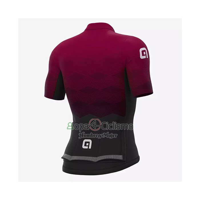 Ale Ropa Ciclismo Culotte Corto 2021 Hombre Mangas Cortas APagado Rojo