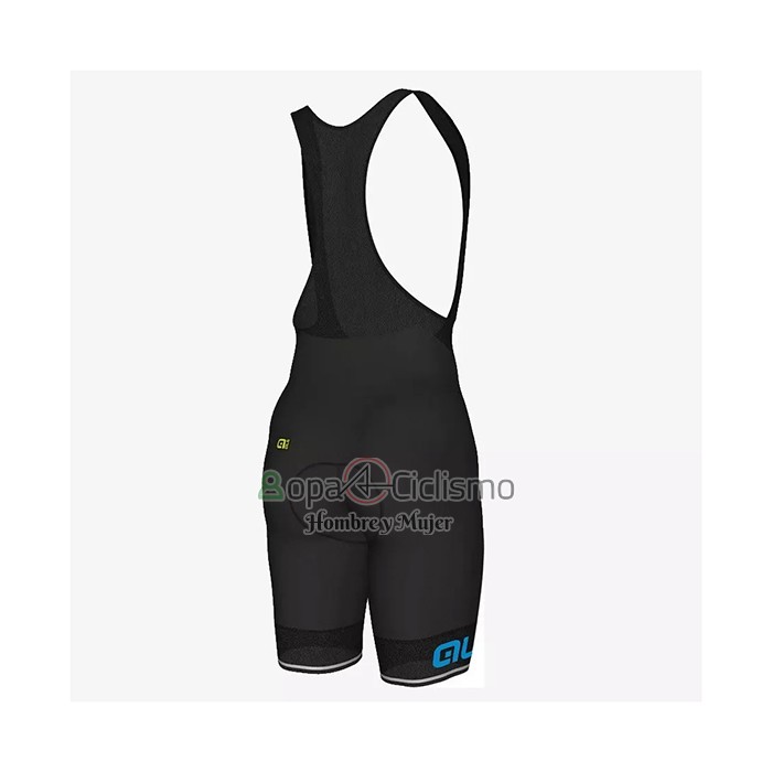Ale Ropa Ciclismo Culotte Corto 2021 Hombre Mangas Cortas Azul AMarillo