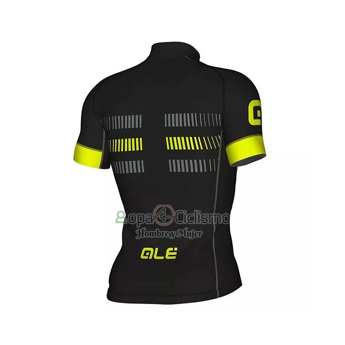 Ale Ropa Ciclismo Culotte Corto 2021 Hombre Mangas Cortas Gris AMarillo