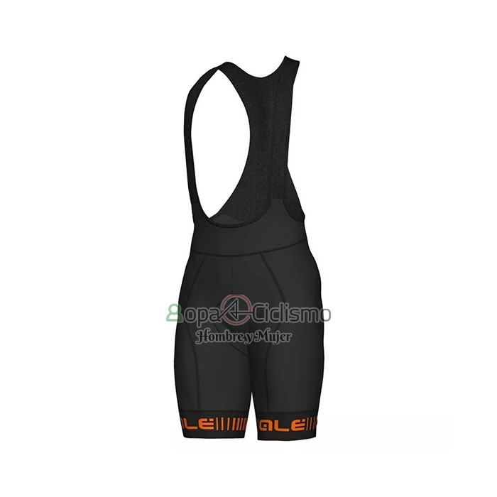 Ale Ropa Ciclismo Culotte Corto 2021 Hombre Mangas Cortas Gris Naranja