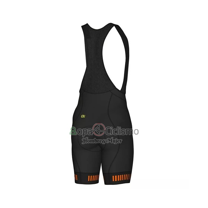 Ale Ropa Ciclismo Culotte Corto 2021 Hombre Mangas Cortas Gris Naranja