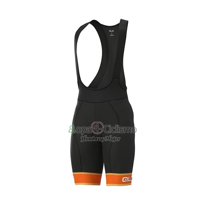 Ale Ropa Ciclismo Culotte Corto 2021 Hombre Mangas Cortas Naranja