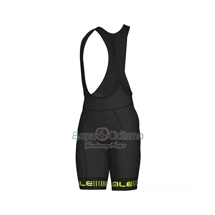 Ale Ropa Ciclismo Culotte Corto 2021 Hombre Mangas Cortas Negro AMarillo