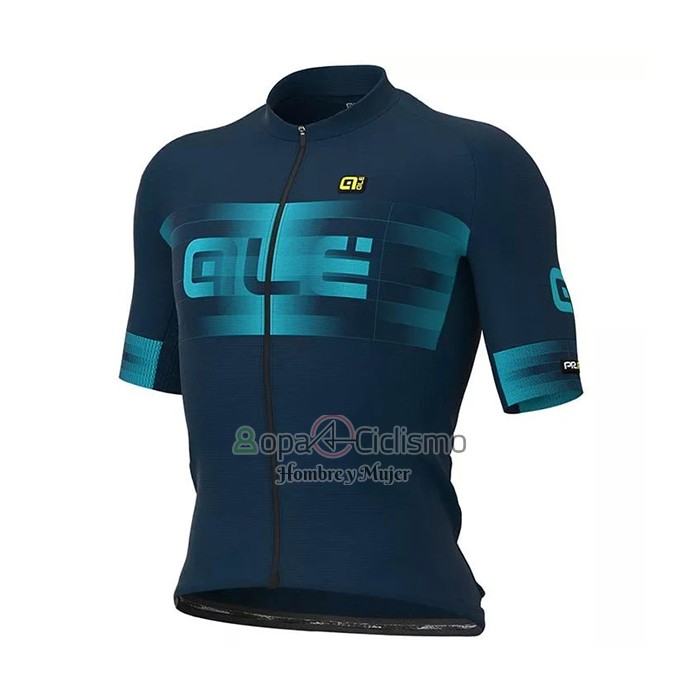 Ale Ropa Ciclismo Culotte Corto 2021 Hombre Mangas Cortas Profundo Azul