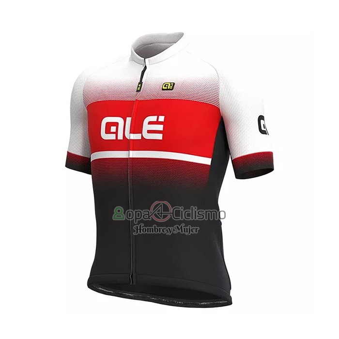 Ale Ropa Ciclismo Culotte Corto 2021 Hombre Mangas Cortas Rojo