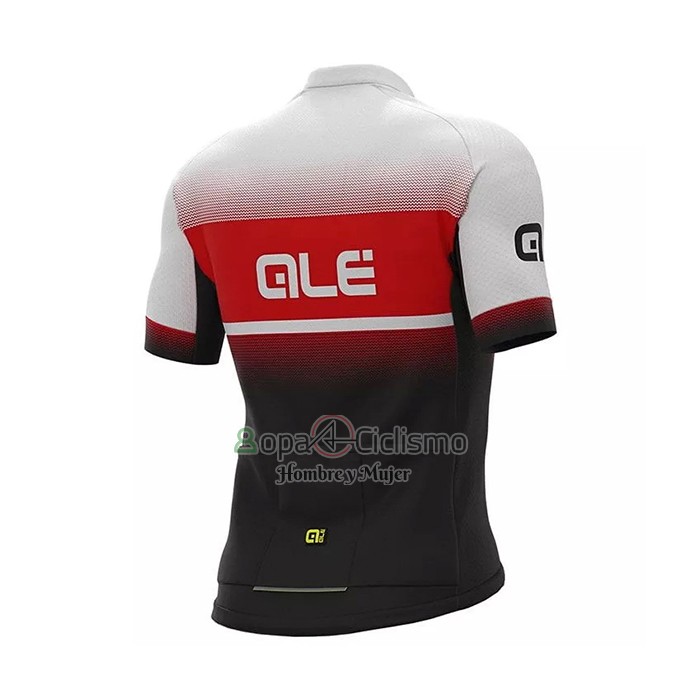 Ale Ropa Ciclismo Culotte Corto 2021 Hombre Mangas Cortas Rojo