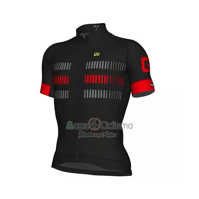 Ale Ropa Ciclismo Culotte Corto 2021 Hombre Mangas Cortas Rojo Gris