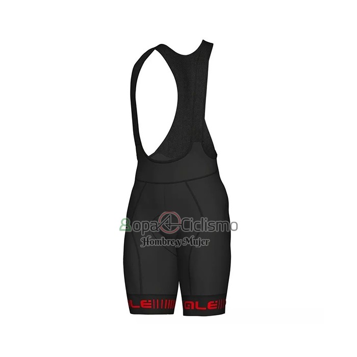 Ale Ropa Ciclismo Culotte Corto 2021 Hombre Mangas Cortas Rojo Gris