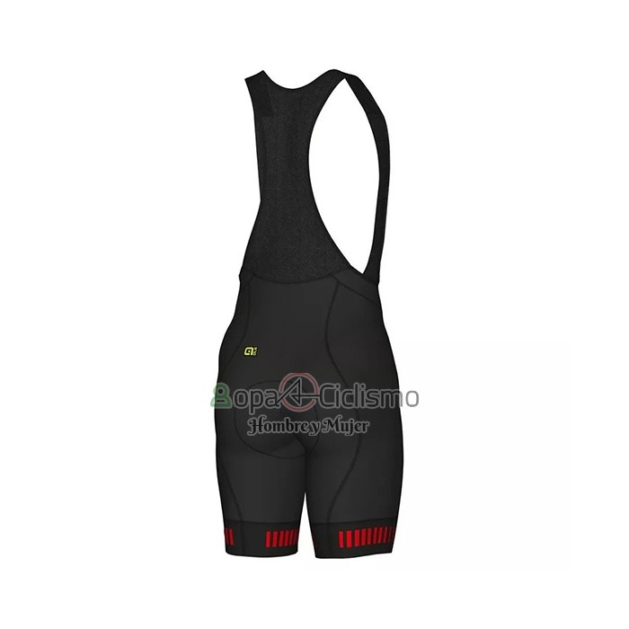 Ale Ropa Ciclismo Culotte Corto 2021 Hombre Mangas Cortas Rojo Gris