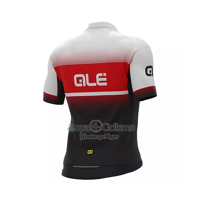 Ale Ropa Ciclismo Culotte Corto 2021 Hombre Mangas Cortas Rojo Negro
