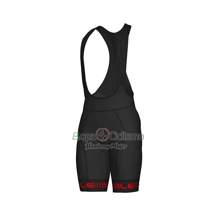 Ale Ropa Ciclismo Culotte Corto 2021 Hombre Mangas Cortas Rojo Negro