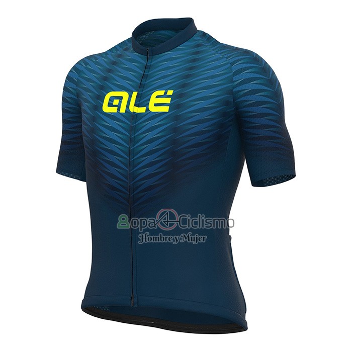 Ale Ropa Ciclismo Culotte Corto 2022 Hombre Mangas Cortas Azul