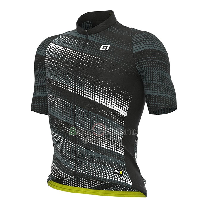 Ale Ropa Ciclismo Culotte Corto 2022 Hombre Mangas Cortas Negro