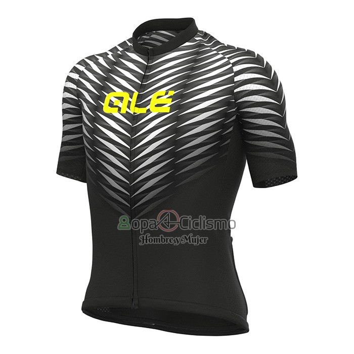 Ale Ropa Ciclismo Culotte Corto 2022 Hombre Mangas Cortas Negro Blanco