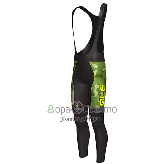 Ale Ropa Ciclismo Culotte Largo 2016 Hombre Mangas Largas AMarillo y Verde